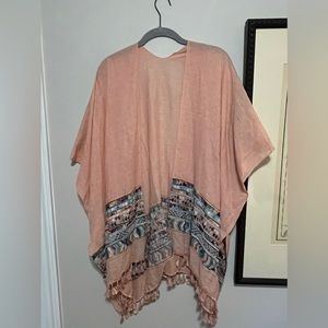 Pink Bohemian Shawl